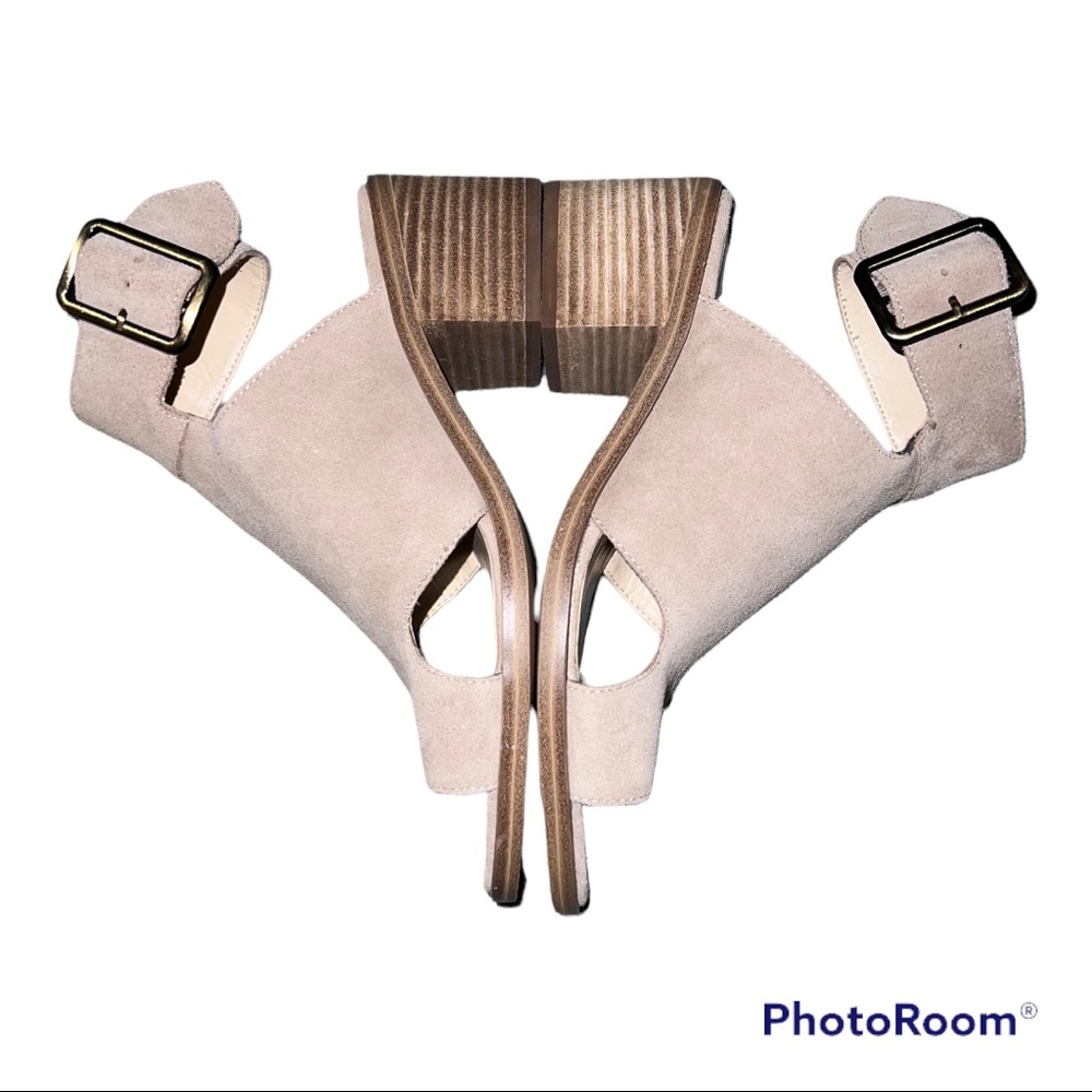 SOLE SOCIETY Tally block heel open toe shoes